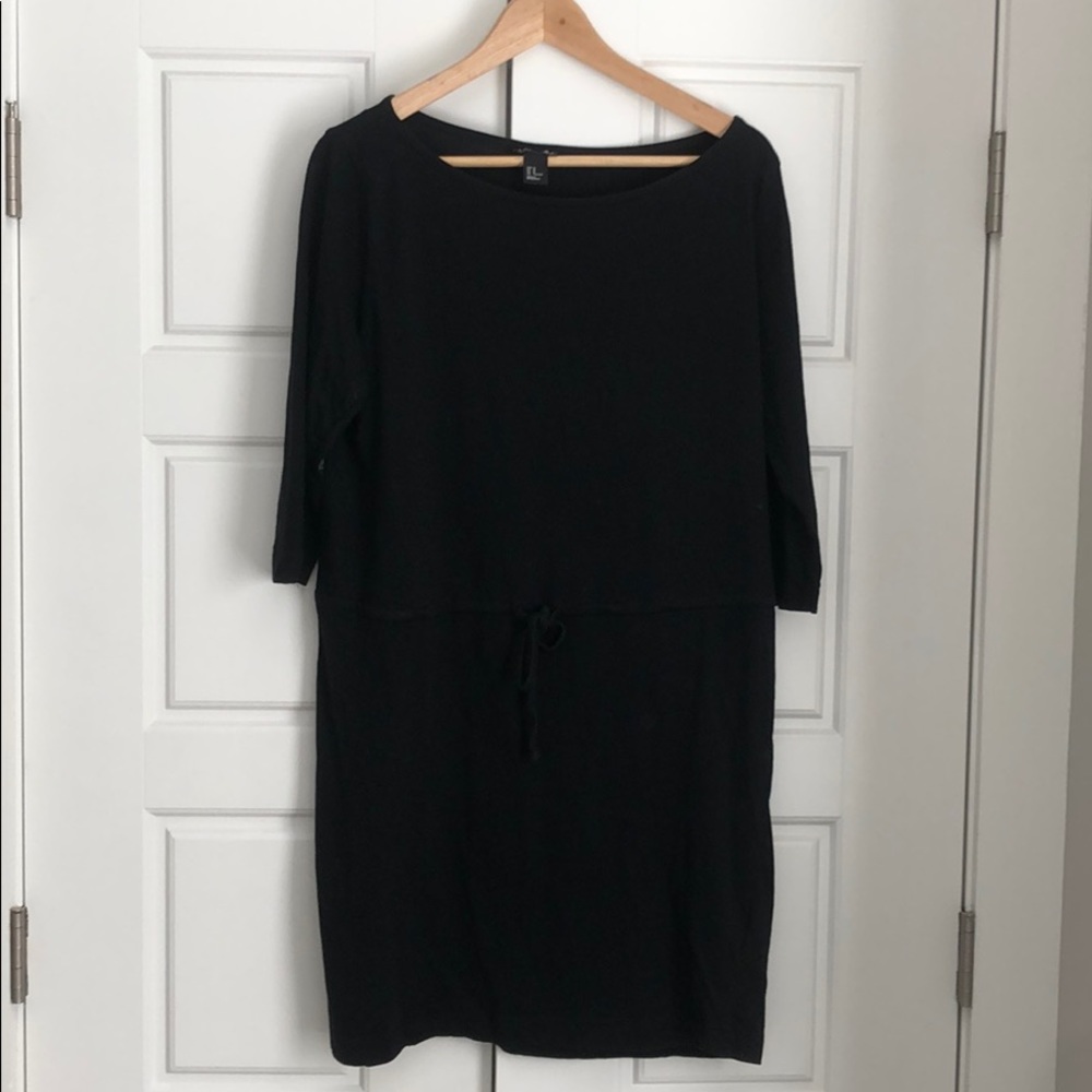H&M Black Cotton Dress